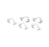 Haobase 5 Pcs Disposable C-Shape Dental Lip Cheek Retractor Mouth Opener for Home Dentistry Size M Random Color