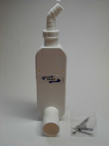 Sanit 31604000000 AP GV Odour Trap, White, Small