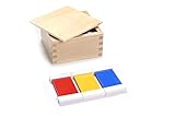 Montessori Sensorial Materials Color Tablets Plastic (1st Box) for Preschool Early Learning Toy