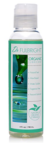 Dr. fulbright organic water-based lubricant, 4 fluid ounce