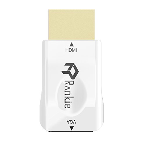 Rankie GoldPlated Active HDMI to VGA Adapter (White) Pricepulse