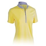Monterey Club Ladies' Dry Swing Hi-Low Contrast Zipped up Collar #2325