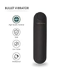 Bullet Vibrator Sex Toys for Women Men YORNIGHT Mini Wand Massager Nipple Clitoris Stimulator 10 Frequencies Rechargeable Powerful with Spanish English User Manual