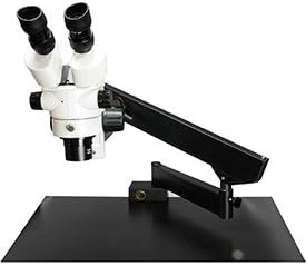 LW Scientific Z4M-TZM7-BMAC Z4 Zoom Trinocular Stereomicroscope W/C-Clamp Boom, 7x - 45x