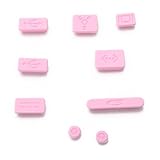 HDE 9-piece MacBook Pro/Air Anti-Dust Silicone Rubber Port Plugs (Hot Pink)