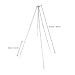 Lixada Campfire Tripod Adjustable Portable Outdoor Camp Dutch Oven Tripod Camping Cooking Stand with Storage Bagthumb 1