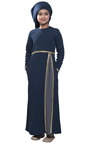 Navy Crepe Abayas and Jilbabs