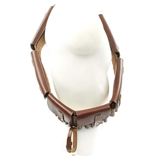 British Victorian Era Martini-Henry Brown Leather Ammunition Bandolier - Thumbnail 5