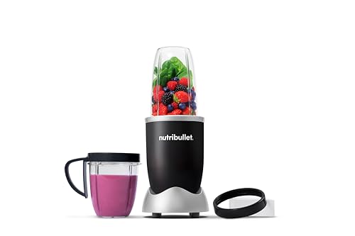 Original 600, Frullatore Elettrico, Tritatutto, Frullatore Smoothie, Frullatore Tritatutto Multifunzione, 600w, bicchieri da 700ml e 500ml, nero, NB606B
