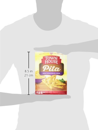 KEEBLER, TOWN HOUSE, PITA CRACKERS, MEDITERRANEAN HERB, 9.5OZ BOX (PACK OF 4)