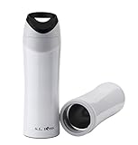 Stainless Steel Double Wall Vacuum Insulated Coffee Travel Mug/Tumbler - Water Coffee Cup - Keeps Beverages Hot and Cold for Home, School, Office - Leak-Proof 16oz.(500mL)