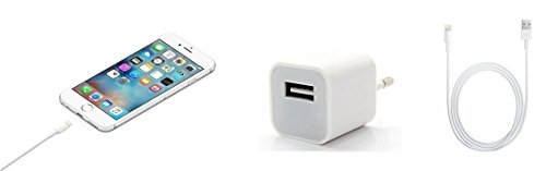EPAQT Charger Combo| Power Adapter | iOS Phone Charger | Battery Charger | Travel Charging Adapter + 1 Meter USB Cable C