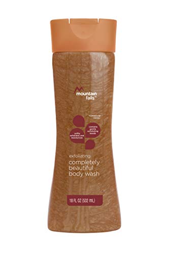 Mountain Falls Body Wash, Completely Beautiful, with Gentle Exfoliating Beads, 18 Fluid Ounce (Pack of 4)