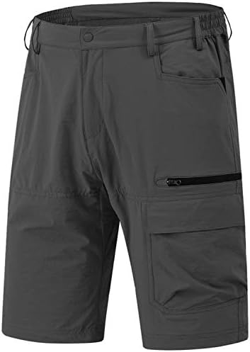 Rdruko Men’s Relaxed Fit Cargo Shorts Quick Dry Lightweight Work Golf Casual Shorts 5 Pockets