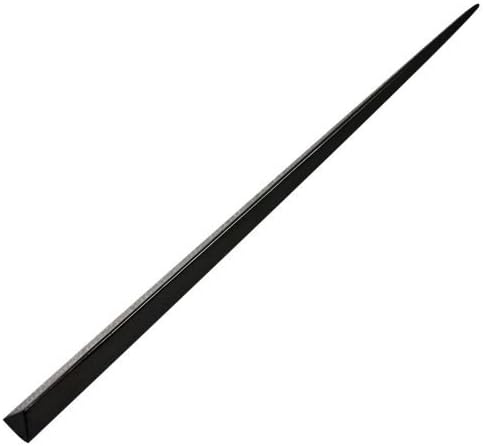 Handgards Black Disposable Plastic Prism Pick, 3.5 inch - 2500 per case.