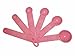 FASYACO 10pcs Measuring Cup and Spoon Set (Pink)