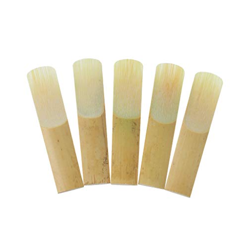 image for Yuuups 10pcs Bb Soprano Saxophone Reed Strength 2.5 Bamboo Sax Woodwin
