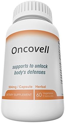 Oncovell Powerful Herbal Supplement for Immune System Support. [Highest Potency and Bioavailability ],Ultimate Fighting Power Your Cells Need. 60 Veggie Capsules