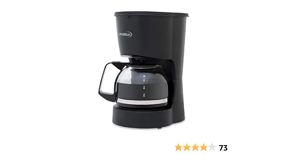 Amazon.com: Premium PCM5422B - Cafetera de 4 tazas, color negro : Hogar y  Cocina