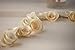 Ginger Ray Ivory Paper Flower Rose Hanging Banner Wedding Decoration, 1.5 Meters