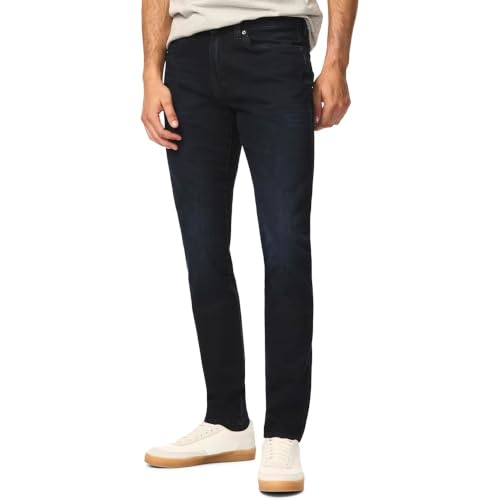 Buffalo David Bitton Men's Max Skinny Denim Jeans, Sanded and Faded Indigo, 34W x 30L