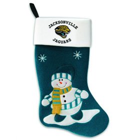 Jaguars Snowman Stocking