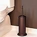 Home Intuition Toilet Brush & Holder Set, Bathroom Bowl Scrubber with Holder (2 Pack, Bronze)