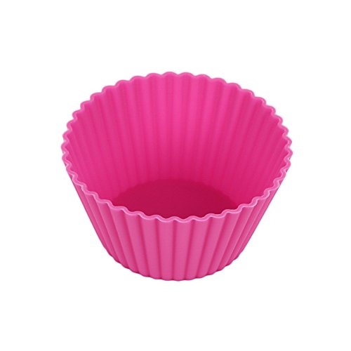 Mango Spot® Silicone Baking Cups , Cupcake Liners , Truffle Cups - 12 Pack, 6 Colors - Thumbnail 6