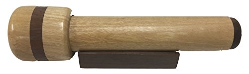 N & J Kaleidoscope in Solid Jalneem Wood, 5 1/2 Inch Barrel, Separate Turning Chamber, Accented with Walnut