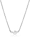 Amazon Collection Sterling Silver Treble Clef Necklace and Earrings Jewelry Set, 18