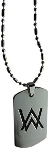 Alan walker necklace accessories Men`s cool Dog Tag