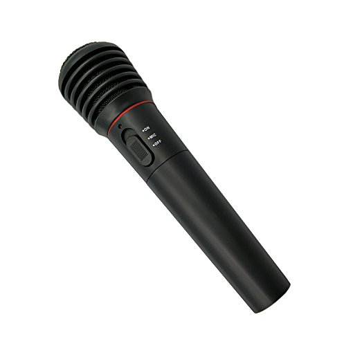MicVista WM03 wireless microphone system, Handheld Vocal Metal Dynamic Cordless Mic with UHF Cardioid and Multi-Channel Frequency