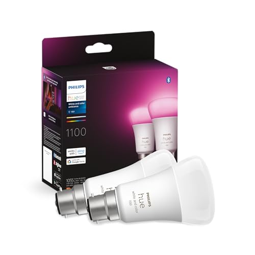 Philips Hue Smart Bulb Twin Pack, 2 Count (Pack of 1)