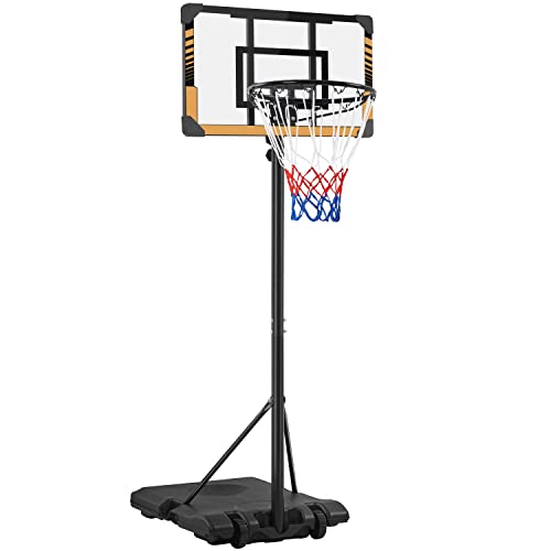 Yaheetech Portable Basketball Hoop System Basketball Goals Set