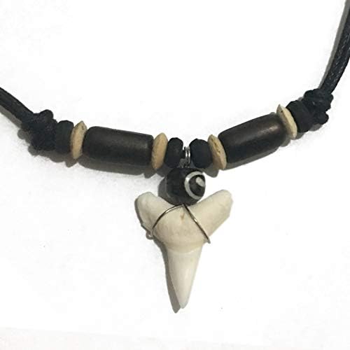 Shark Tooth Necklace - Real Natural Tiger Shark Teeth, Fashion Mens Necklace, Birthday Gifts for Men