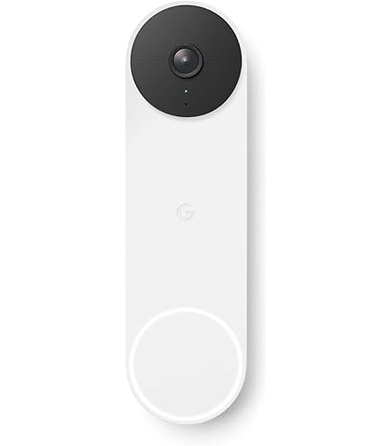 Amazon.com: Google Nest Doorbell (Battery) - Snow | 6x digital