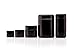 Infinity Jars Screw top jar Ultraviolet Airtight Smell Proof, Refillable Container for Long term storage Coffee, Spices, Tea, Dried Goods Jar For Kitchen Pack 5 ml-250 ml, Black jar, Black Glass jar