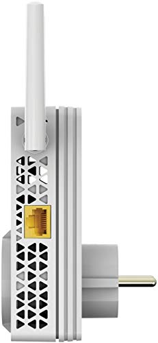 Netgear-EX3800-Repetidor-WiFi-AC750-amplificador-WiFi-doble-banda-toma-de-enchufe-puerto-LAN-Gigabit-compatibilidad-universal-GrisBlanco-AC750-enchufe