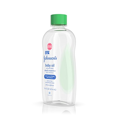 Johnson's Baby Oil, Aloe Vera and Vitamin E, 14 Fl Oz