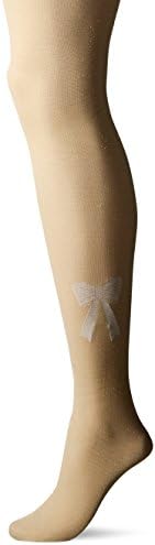 Von Nicole Women's Twinkle Toes Tight, Cream/Gold, Medium/Large
