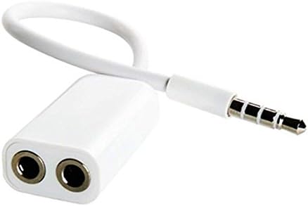 3.5MM Jack 2in1 Dual Headphone Adaptor Splitter For iPad 2 3 4 5 Air Wi-fi Cellular iPhonei Pad Air/iPad 5 Air Mobile Phones, Macbook Pro with 3.5mm plug