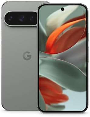 Google Pixel 9 Pro - Unlocked Android Smartphone with Gemini, Triple Rear Camera System, 24-Hour Battery, and 6.3" Super Actua Display - Hazel - 256 GB
