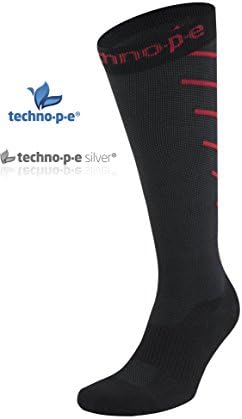 SA SocksAbility Men`s Antibacterial Silver Knee High Athletic Performance Compression Socks (US Shoe Size (7-9.5))