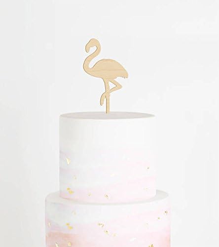 Flamingo Cake Topper, Tropical Cake Topper, Wedding Cake Topper, Flamingo Birthday Decor, Flamingo Baby Shower, Aloha Baby Shower