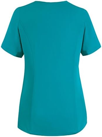 Adar Indulgence Womens Jr. Fit Enhanced V-Neck Scrub Top