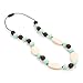 Consider It Maid Silicone Teething Necklace for Mom to Wear - FREE E-BOOK - BPA FREE and FDA Approved - Utopia (Chocolate/Mint/Navajo White)