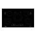 Frigidaire Gallery 36" Electric, Built-in 5-Burner Induction Stove with Black Trim-Heats Fast and Even, FGIC3666TB Cooktop