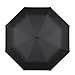 OXA Windproof Travel Umbrella 105cm Diameter Large Umbrella Auto Open Close Umbrella Mens Folding Umbrellas Womans Classic Black Umbrella 210T Waterproof Fabric