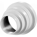 Reductor de conductos de 5 a 4 pulgadas, reductor redondo de conductos