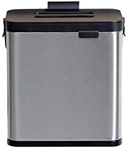 壁掛けゴミ箱 家庭用ステンレススチール製壁掛けゴミ箱キッチン廃棄物のコンテナ 価格 交渉 送料無料